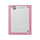 Mijn roze koffie notitieblok (Linkerzijde)