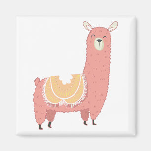 Mijn roze Llama Magneet