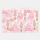 Mijn roze sneeuwvlokken inpakpapier vel (Voorkant 2)