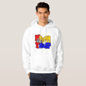 Mijn rug Mijn Koe van Regels Hoodie (Voorkant volledig)