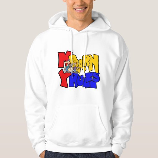 Mijn rug Mijn Koe van Regels Hoodie (Voorkant)