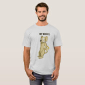 Mijn rug!!! t-shirt (Voorkant volledig)