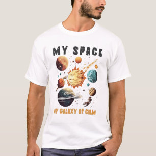 Mijn ruimte, mijn melkwegstelsel van rust t-shirt