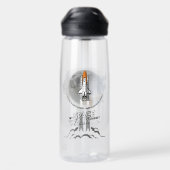 Mijn ruimtewandeling | 740ml waterfles (Achterkant)