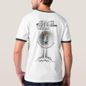 Mijn ruimtewandeling reis | Mannen Ringer T-shirt (Achterkant)