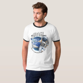Mijn ruimtewandeling reis | Mannen Ringer T-shirt