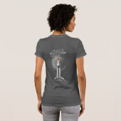 Mijn ruimtewandelreis (donkere modus) | Dames slan T-shirt (Achterkant volledig)