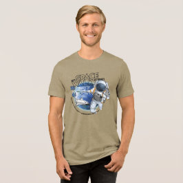 Mijn ruimtewandelreis | Mannen Tri-Blend Shirt