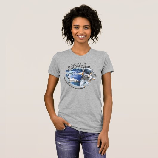 Mijn ruimtewandelreis | Vrouwen T-shirt (Voorkant volledig)