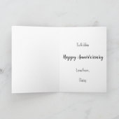 Mijn ruitenaas in de chaos van het leven valentijn kaart (Binnen)