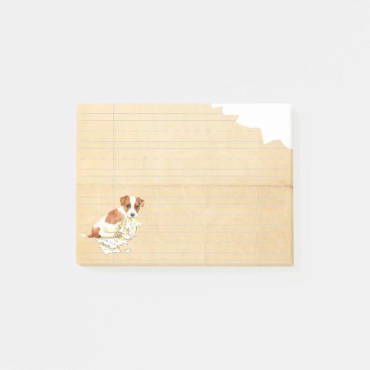 Mijn Russell Terrier Ate Mijn thuiswerk Post-it® Notes (Voorkant)