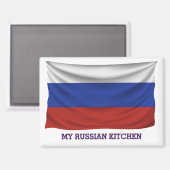 Mijn Russische keukenmagneet Magneet (Voorkant / Achterkant)