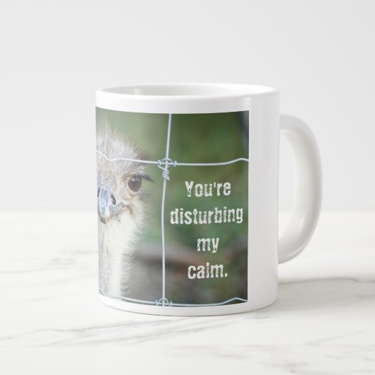 Mijn rust verstoren grote koffiekop (Voorkant rechts)