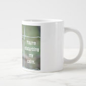 Mijn rust verstoren grote koffiekop (Rechts)