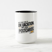 Mijn rustige kant is op vakantie mok (Midden)