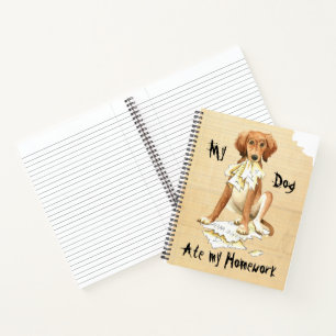 Mijn Saluki Ate mijn thuiswerk Notitieboek