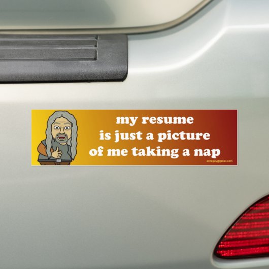 Mijn samenvatting bumpersticker (Op auto)
