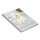 Mijn Samoyed Ate Mijn Lesson Plan Notitieboek (Rechterzijde)