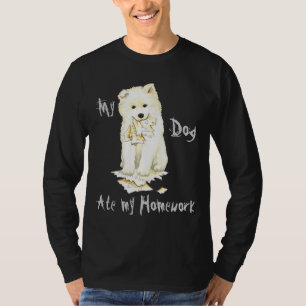 Mijn Samoyed Ate mijn thuiswerk T-shirt