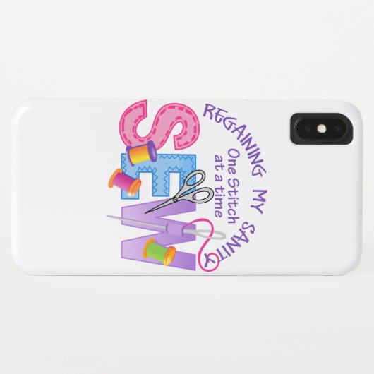 Mijn Saniteit weer herstellen Case-Mate iPhone Case (Achterkant (horizontaal))