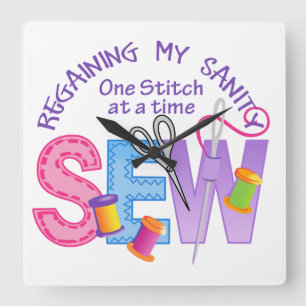 Mijn Saniteit weer herstellen Vierkante Klok