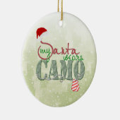 Mijn Santa Wears Camo Ornament (Rechts)