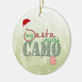 Mijn Santa Wears Camo Ornament (Links)