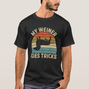 Mijn Saus worst Doet Trucs Dwergdachshond Papa T-shirt