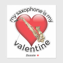 Mijn saxofoon is mijn Valentijn