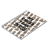 Mijn schaakjaar 2023,  notitieboek (Linkerzijde)