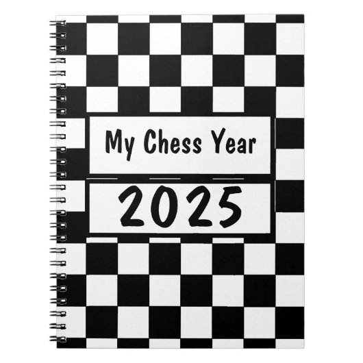 Mijn Schaakjaar 2025, Notitieboek (Voorkant)
