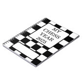 Mijn schaakjaar 2025, notitieboek (Linkerzijde)