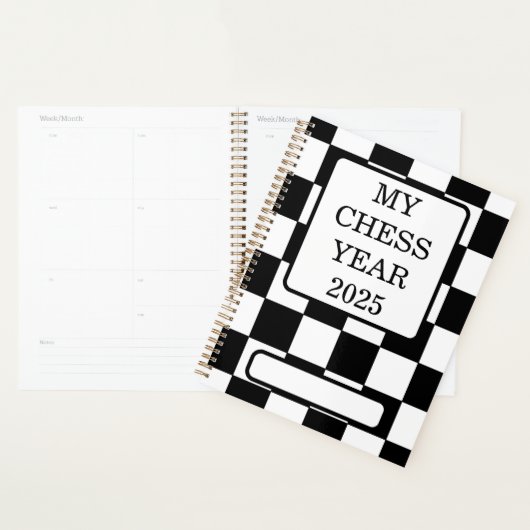 Mijn schaakjaar 2025 planner (Display)