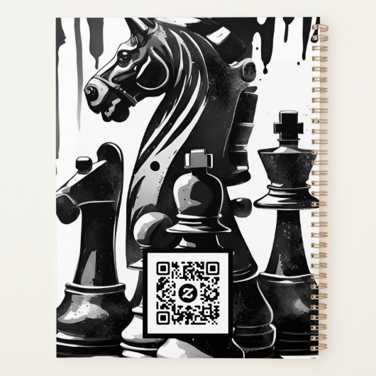 Mijn schaakjaar 2025, planner (Achterkant)