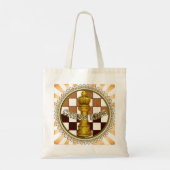 Mijn schaakkoning tote bag (Achterkant)