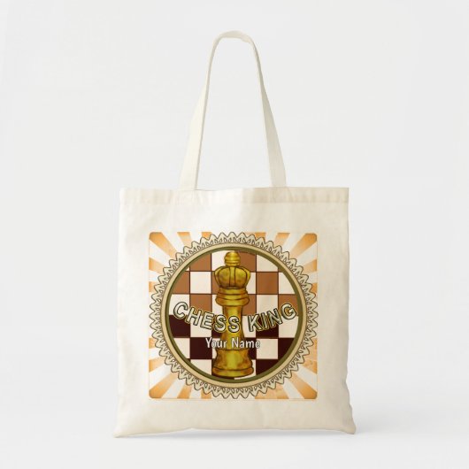 Mijn schaakkoning tote bag (Voorkant)
