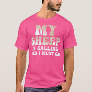 Mijn schaap belt en ik moet naar Boerderij gaan. T-shirt