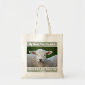 Mijn schaap hoort mijn stem, Bijbel Verse John 10: Tote Bag (Voorkant)