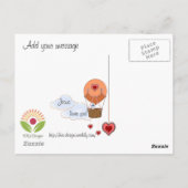 Mijn schaap hoort mijn stem Briefkaart (Achterkant)