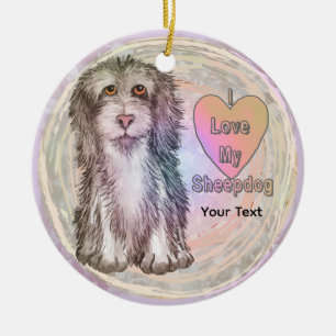 Mijn Schaapshond Hebben Keramisch Ornament