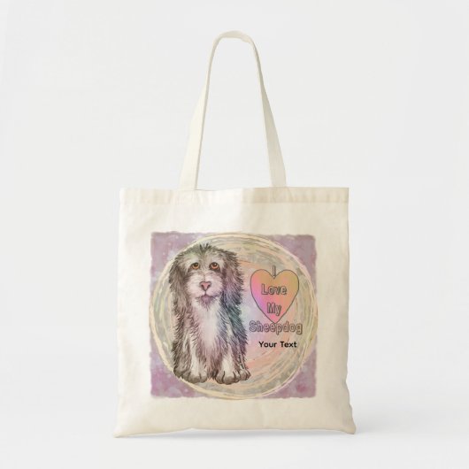 Mijn Schaapshond Hebben Tote Bag (Voorkant)