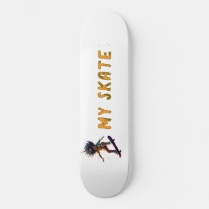 Mijn schaats voor skater liefhebber persoonlijk skateboard