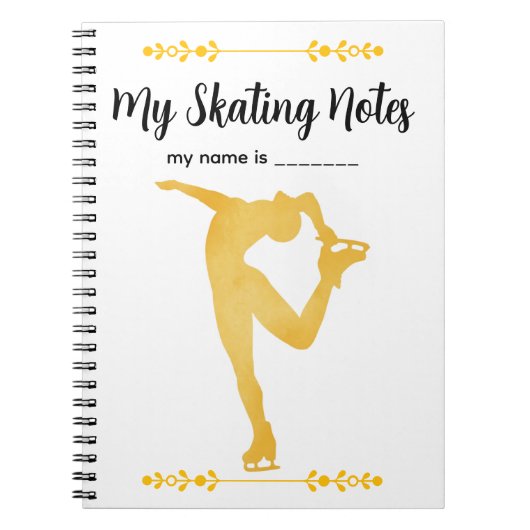 Mijn Schaatsnotitieboek Notitieboek (Voorkant)