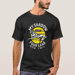 Mijn schaduw heeft vier leeuwen en staart de Duits T-shirt