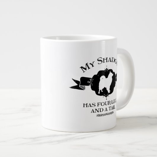 Mijn schaduwhond grote koffiekop (Voorkant rechts)