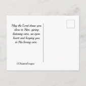 Mijn schapen horen mijn stem, Johannes 10:27 Bijbe Briefkaart (Achterkant)