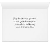 Mijn schapen horen mijn stem, John 10:27-kaart (Binenzijde Horizontaal (Onderkant))