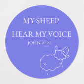 Mijn schapen horen Mijn stem Sticker Set (Design 1)