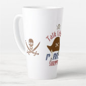 Mijn schat | International Talk Like a Pirate Day Latte Mok (Linkerhoek)