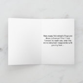 Mijn schatje op maat gemaakte rode Valentijnsdag Kaart (Binnen)